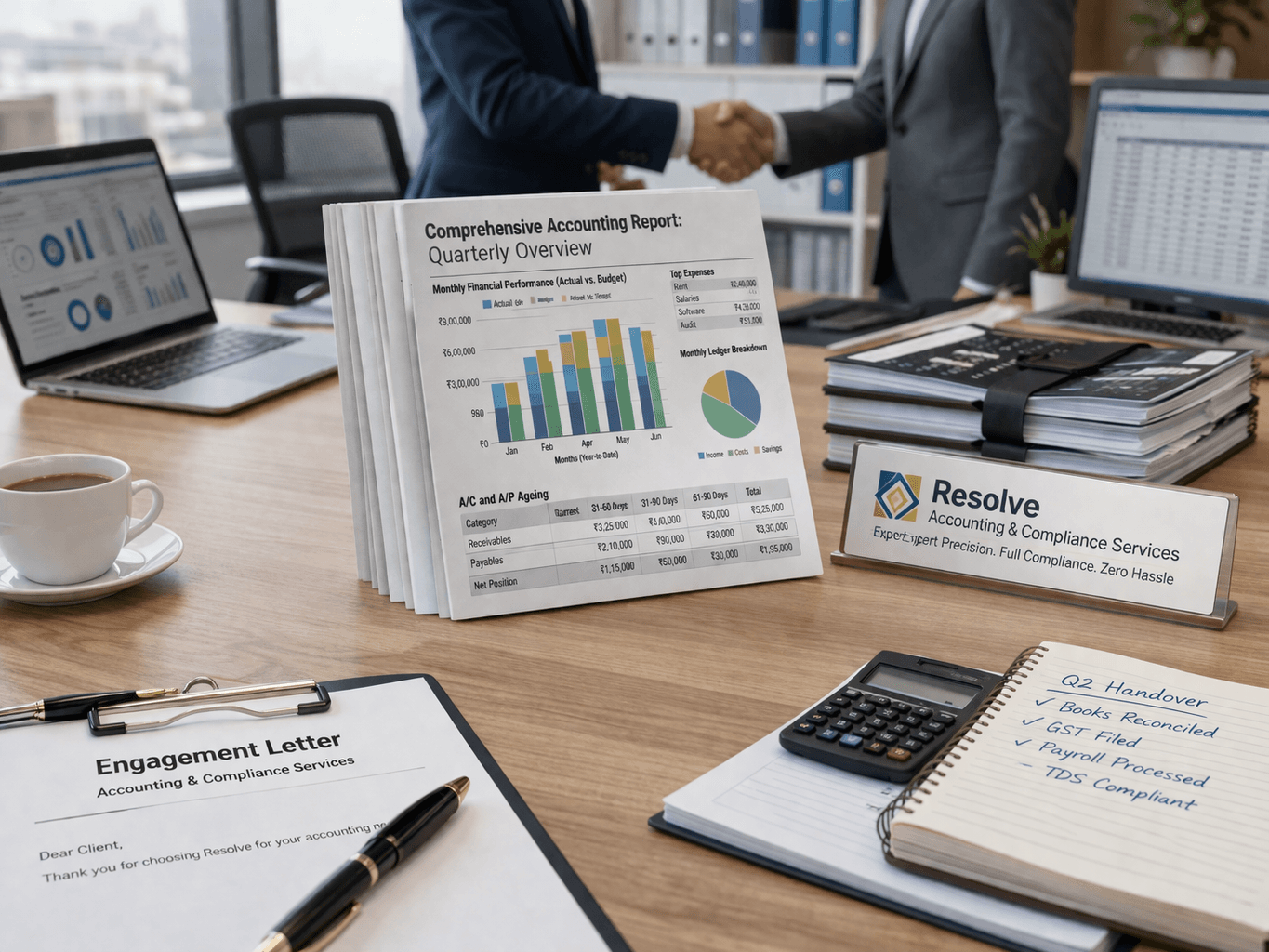 Accounting services — books, GST, and audit-ready reporting